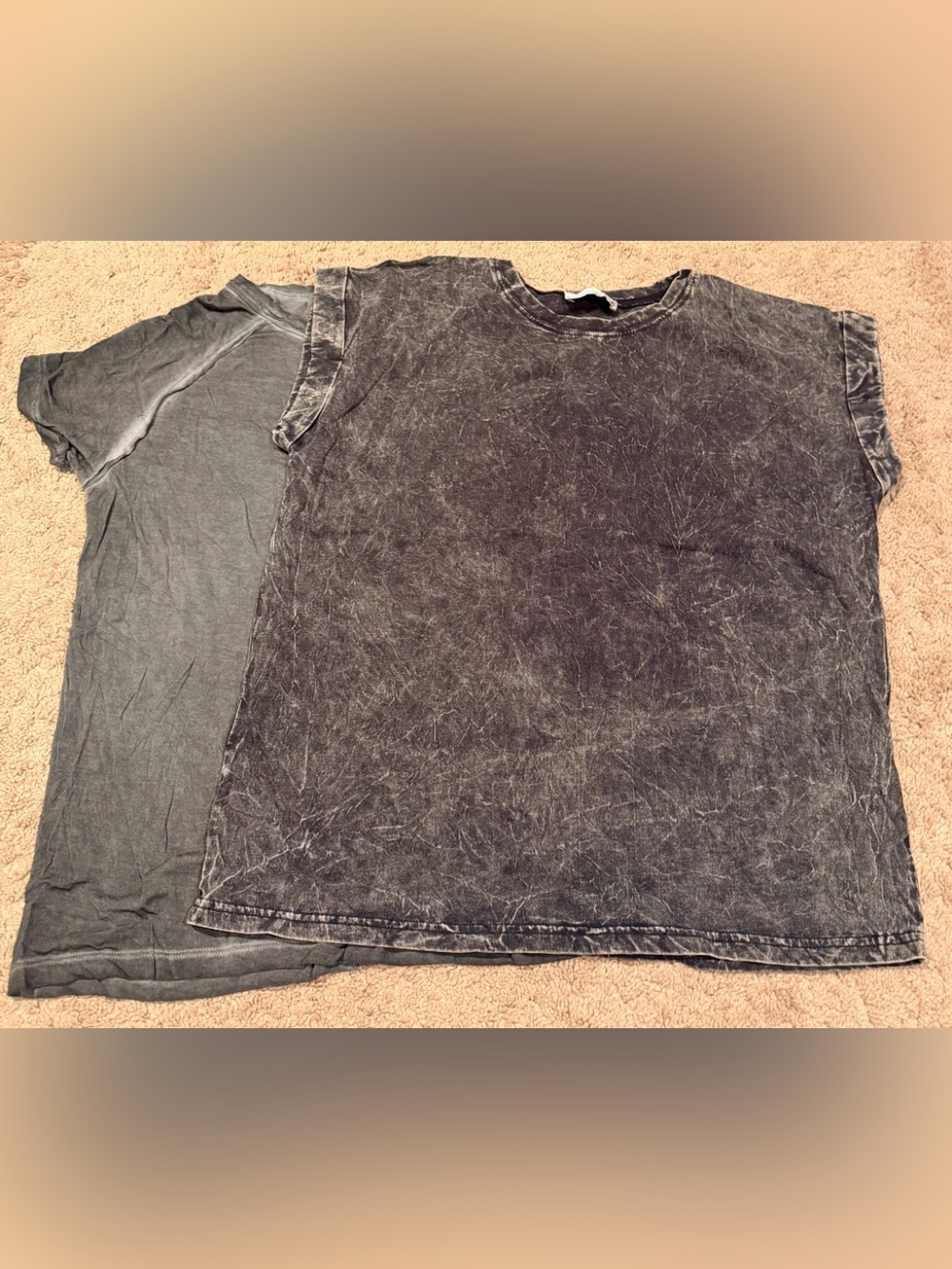 Zenana Grey Shirts lot of 2